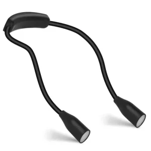 LED Neck Reading Light USB Rechargeable Book Lamp Flexible 360° Hands Free